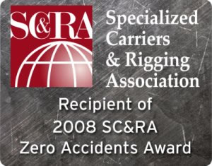 Specialized Carriers & Rigging Accidents Safety Award